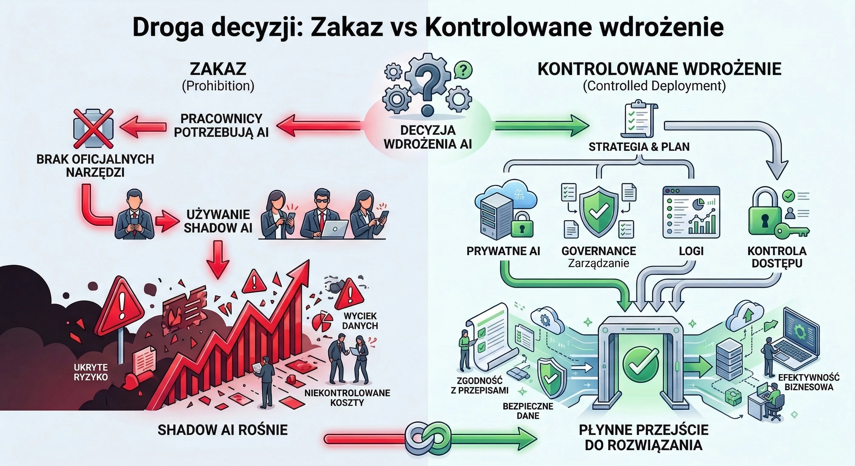 Serwery AI dla firm, Shadow AI