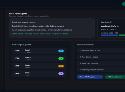 voice agent dashboard v2